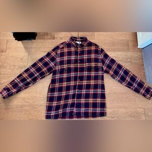 Plaid Button-Up Shirt